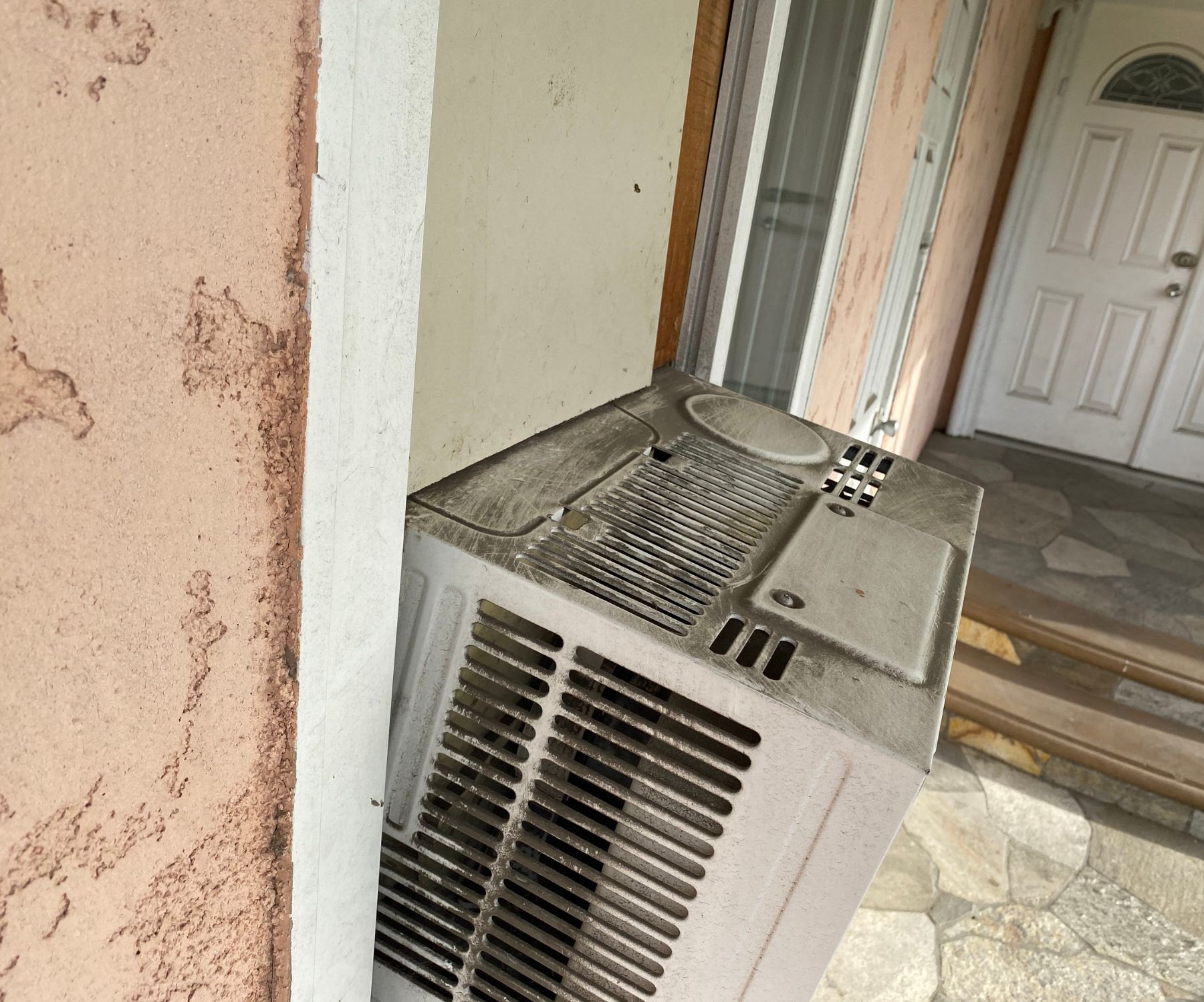 dirty window ac