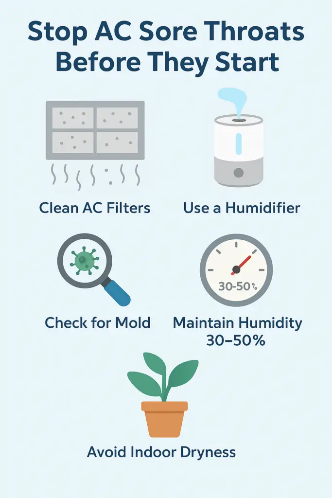Checklist for preventing and cleaning mold from your air conditioner