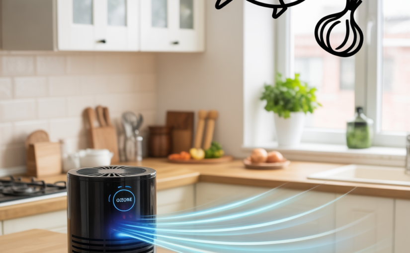 ozone generator removing kitchen odors