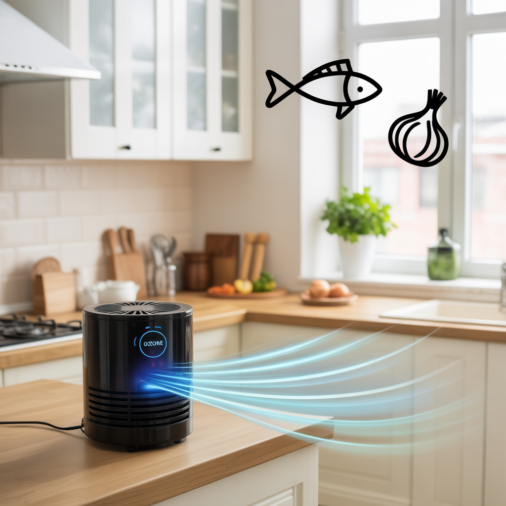 ozone generator removing kitchen odors
